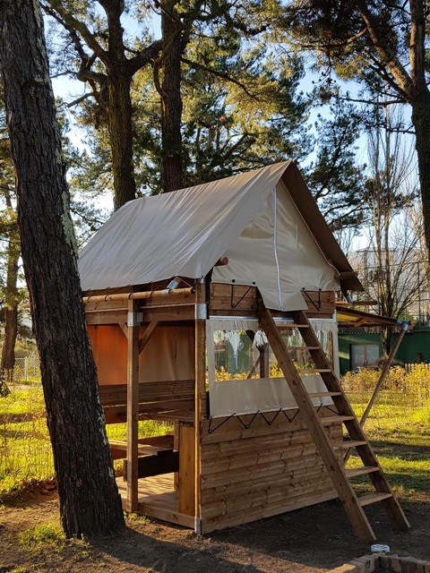 Bivouac à louer insolite au camping en Alsace